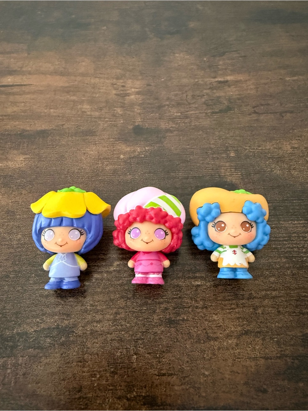 Strawberry Shortcake Cheebee Micro Mini Figures Lot TLS Crepe Suzette Raspberry